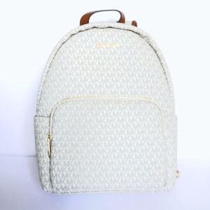 Michael Kors Large Backpack (color: Vanilla)
